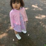 大久保羽華（わか）ちゃん、1歳7か月、プレゼントされたモネリーナのお写真とコメントをいただきました